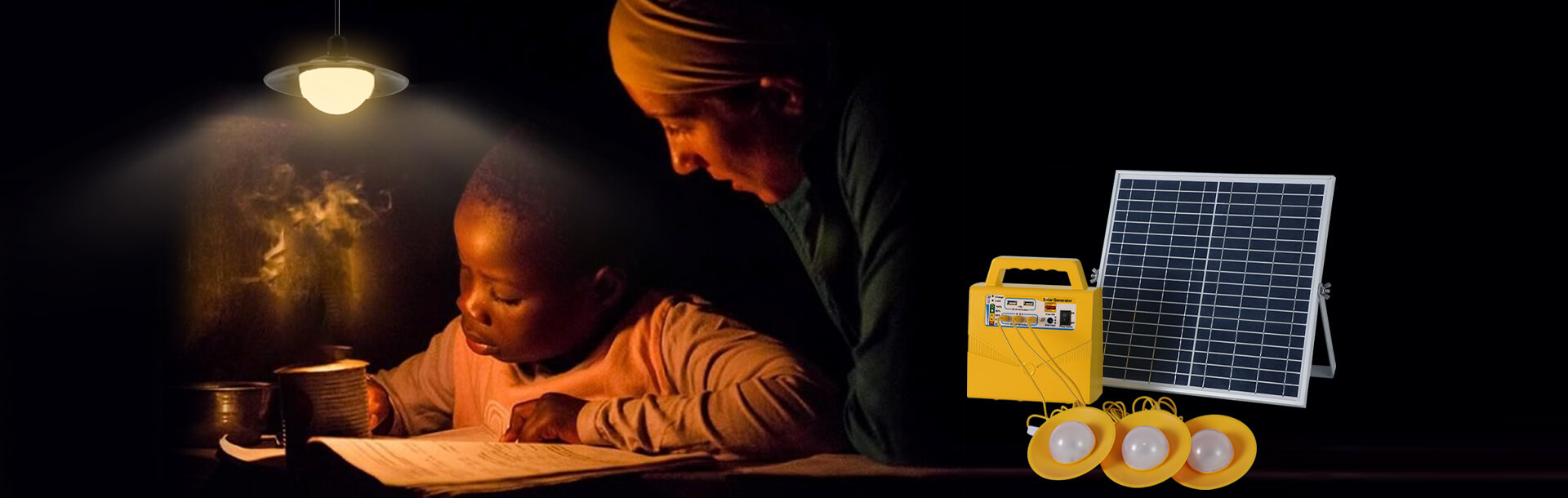 Solar Power Generator Brings Hope to Families