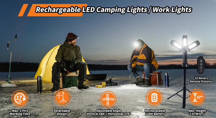 Release of Rechargeable Camping Lights 