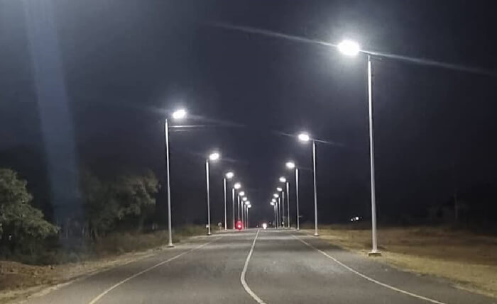 Cases of AIO Solar Street Lights 