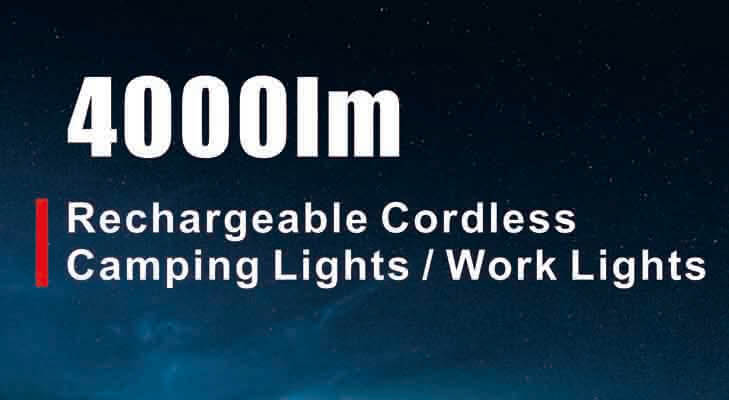 4000lm Tripod Work Lights 